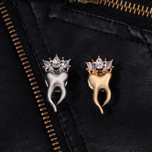 8 Pcs Tooth Brooch Women Girls Lapel Pin Cute Creative Tooth Molar Enamel Pin Funny Happy Tooth and Toothbrush Wearing Masks/Bow Tie /Christmas Hat Tooth Pin Charm Dentist Cartoon Pin Nurse Brooch Doctors Nurse Decor Gift in Saudi Arabia