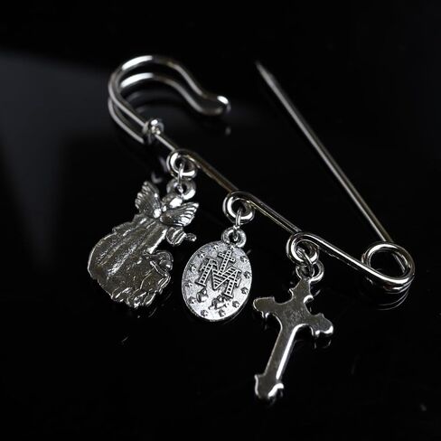 Miraculous You Are A Child of God, Pslam 139 Bible Verse Brooch, Baptism and First Communion Gifts, 2.12 Inches in Saudi Arabia