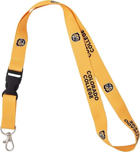 Desert Cactus Colorado College Lanyard Tigers CC Car Keys ID Badge Holder Keychains Detachable Breakaway Snap Buckle Lanyards (Yellow) in Saudi Arabia