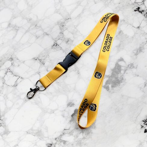 Desert Cactus Colorado College Lanyard Tigers CC Car Keys ID Badge Holder Keychains Detachable Breakaway Snap Buckle Lanyards (Yellow) in Saudi Arabia