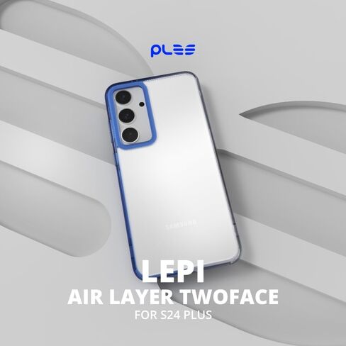 PLES Case for Galaxy S24 LEPI Air Layer Clear Decal Two-Face Non-Yellowing,Anti-Fingerprint,Shockproof Phone Bumper Cover, Anti-Scratch (Clear, Lepi Clear) in Saudi Arabia