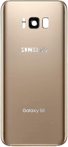 Cell4Less Replacement Back Glass Cover Back Door w/Pre-Installed Camera Lens/Frame, Adhesive & Removal Tool Samsung Galaxy S8 - All Models G950 All Carriers (Gold) in Saudi Arabia