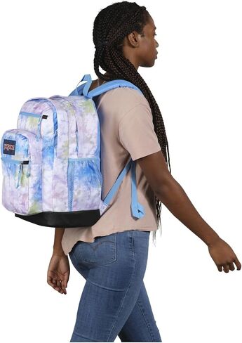 JanSport Backpack with 15-inch Laptop Sleeve - Large Computer Bag Rucksack with 2 Compartments, Ergonomic Straps - Bag for Men, Women - Batik Wash in Saudi Arabia