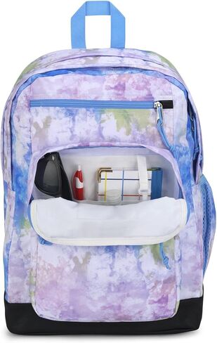 JanSport Backpack with 15-inch Laptop Sleeve - Large Computer Bag Rucksack with 2 Compartments, Ergonomic Straps - Bag for Men, Women - Batik Wash in Saudi Arabia