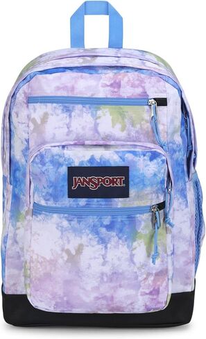JanSport Backpack with 15-inch Laptop Sleeve - Large Computer Bag Rucksack with 2 Compartments, Ergonomic Straps - Bag for Men, Women - Batik Wash in Saudi Arabia