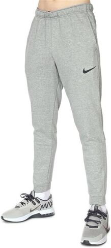 Nike Men's Dri Fit Cotton Blend Standard Fit Tapered Leg Athletic Training Joggers Pants (as1, Alpha, x_l, Regular, Regular, Dark Grey Heather, X-Large) in Saudi Arabia
