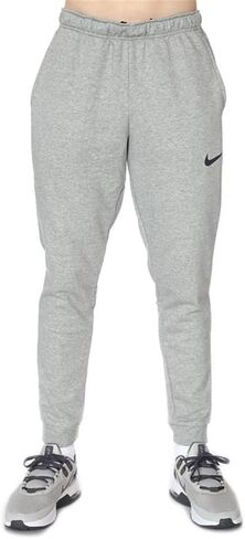 Nike Men's Dri Fit Cotton Blend Standard Fit Tapered Leg Athletic Training Joggers Pants (as1, Alpha, x_l, Regular, Regular, Dark Grey Heather, X-Large) in Saudi Arabia