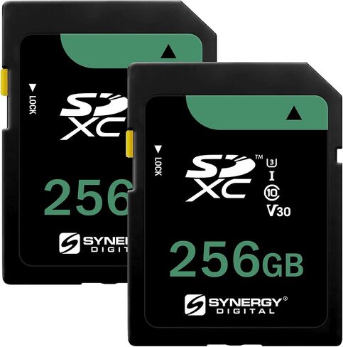 Synergy Digital 256GB, SDXC UHS-I Memory Card, Compatible with Sony ZV-1 Digital Camera - Class 10, U3, 100MB/s, 300 Series in Saudi Arabia