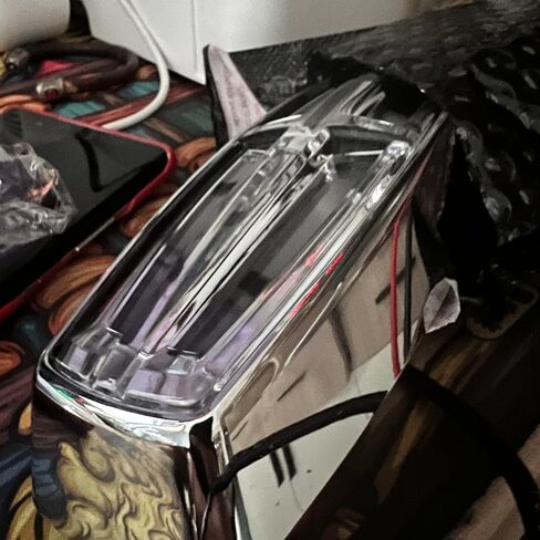 Illuminated LED Light Emblem led Light Front Grille Light for Lincoln MKZ 16-20, red in Saudi Arabia