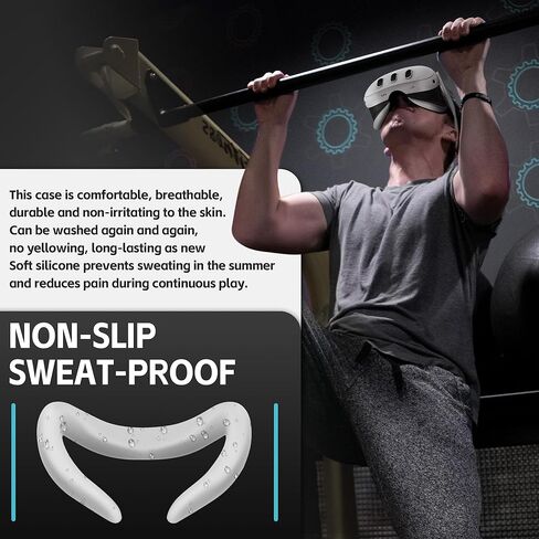 غطاء سيليكون من Ermorgen متوافق مع ملحقات Quest 3 in Kuwait