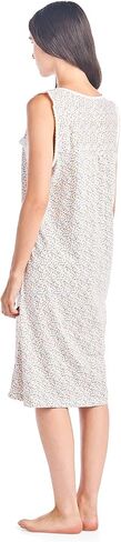 Casual Nights Women's Cotton Sleeveless Nightgown Sleep Shirt Chemise in Saudi Arabia