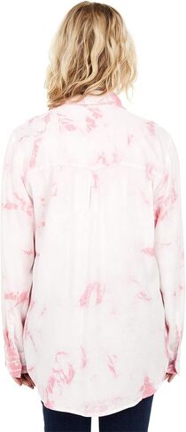 Sanctuary Boyfriend Shirt for Women - Printed, Long-Sleeves & Double Pocketed Casual Tee in Saudi Arabia