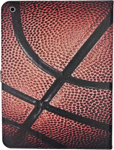 Case for iPad 6th/5th Generation 2018/2017 Model 9.7-Inch, Premium PU Leather Folding Stand Shell Multiple Viewing Angles TPU Protective Cover, Baseball in Kuwait