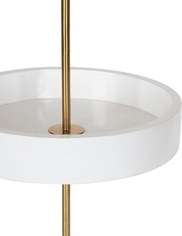 Kate and Laurel Lipton Modern Two Tier Tray, 13 x 13 x 20, Navy and Gold, Glam Decorative Tray in Saudi Arabia