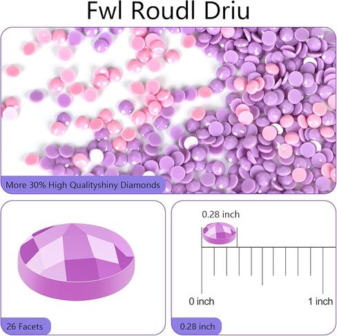 Rovepic 5D Diamond Art Painting Kits Woman Round Full Drill, DIY Paint with Diamonds Art Tiger Crystal Rhinestone Cross Stitch for Home Office Wall Crafts Decorations 12×16 Inch in Kuwait