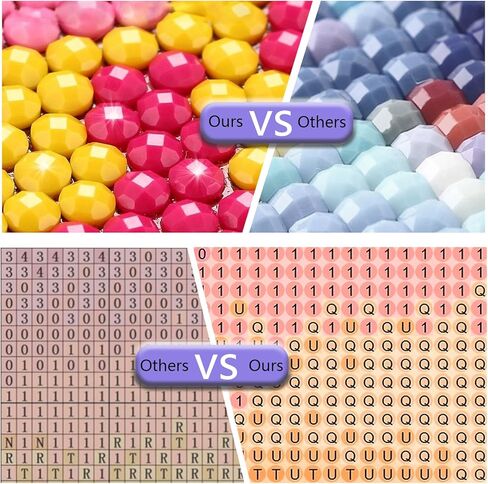 Rovepic 5D Diamond Art Painting Kits Woman Round Full Drill, DIY Paint with Diamonds Art Tiger Crystal Rhinestone Cross Stitch for Home Office Wall Crafts Decorations 12×16 Inch in Kuwait