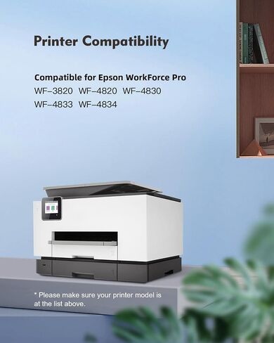 822XL Ink Cartridges Remanufactured for 822 T822 XL Ink Cartridges Replacement for Epson 822 XL T822XL for Epson Workforce Pro WF-3820 WF-4820 WF-4830 WF-4833 WF-4834 Printer (BCMY, 4 Pack) in Saudi Arabia