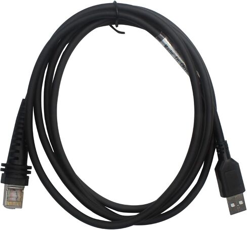 كابل USB لماسح الباركود هانيويل، كابل USB إلى RJ45، CBL-500-300-S00 1900GHD 1900iSR 1902GHD 1902GSR 1300G 1250G MS7580 (الإصدار الجديد) 1450G MS7980G 1200G 1910 (1900-7FT-Straight) in Saudi Arabia