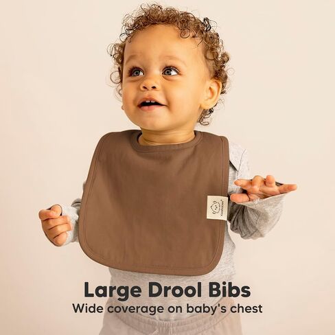Keababies 8-Pack Organic Baby Bibs for Boy, Girl and 8-Pack Muslin Bibs, Baby Bibs for Boys, Girls - Drool Bibs for Baby Girl, Boy, Toddler, Infant Bib, Cotton Bib - Muslin Bandana Bib, Baby Drool Bib in Saudi Arabia