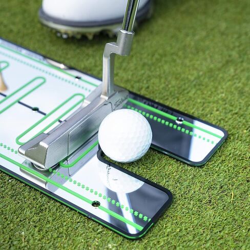 مرآة وضع الجولف، مدرب وضع محمول، أداة مساعدة في وضع الجولف، ملحقات أساسية لوضع اللون الأخضر في الداخل، سجادة وضع الجولف وممارسة اللعب in Kuwait