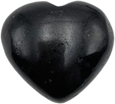 GEMSCITE Gemstone Angelite Puff Heart Stone 30 mm Palm Pocket Healing Carved Love Worry Stone Good Luck Gift Home Decor in Saudi Arabia