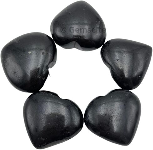 GEMSCITE Gemstone Angelite Puff Heart Stone 30 mm Palm Pocket Healing Carved Love Worry Stone Good Luck Gift Home Decor in Saudi Arabia