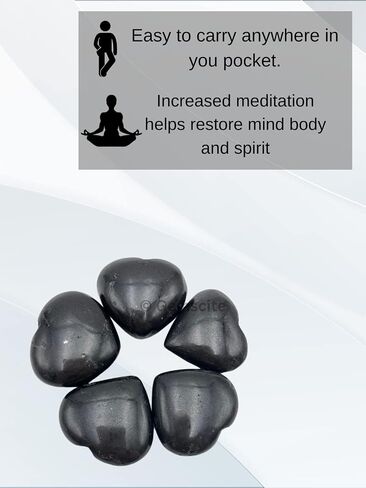 GEMSCITE Gemstone Angelite Puff Heart Stone 30 mm Palm Pocket Healing Carved Love Worry Stone Good Luck Gift Home Decor in Saudi Arabia