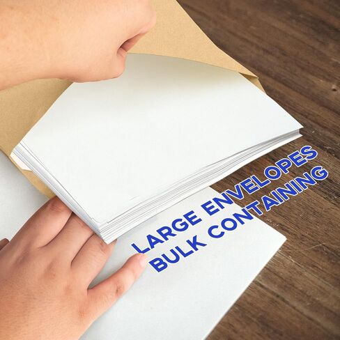 10 × 13 مغلفات كتالوج ذاتية الختم 100 قطعة، Goefun 100GSM ورق كرافت مغلفات كبيرة بنية، مغلفات مانيلا 10 × 13 للبريد in Kuwait