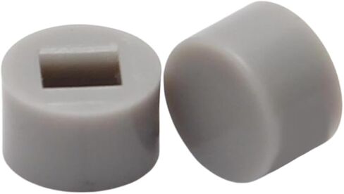 Fielect 40pcs Tactile Push Button Switch Caps 6x3.6mm for Height 5.8/7 / 8/8.5mm Micro Tactile Switch Black in Saudi Arabia
