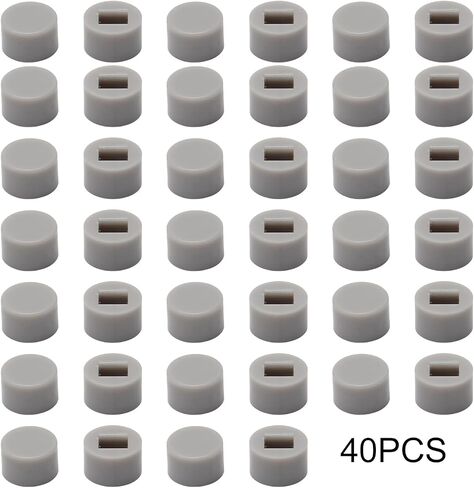 Fielect 40pcs Tactile Push Button Switch Caps 6x3.6mm for Height 5.8/7 / 8/8.5mm Micro Tactile Switch Black in Saudi Arabia