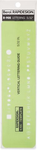 Rapidesign Large Lettering Aid Template, 1 Each (R924) in Saudi Arabia