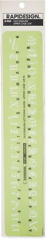 Rapidesign Large Lettering Aid Template, 1 Each (R924) in Saudi Arabia