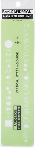Rapidesign Large Lettering Aid Template, 1 Each (R924) in Saudi Arabia