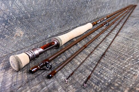 صنارة صيد السمك من Moonshine Rod Co. مع حقيبة حمل وقسم طرف قضيب إضافي، حركة بطيئة ومتوسطة وسريعة، 2-12 واط in Kuwait