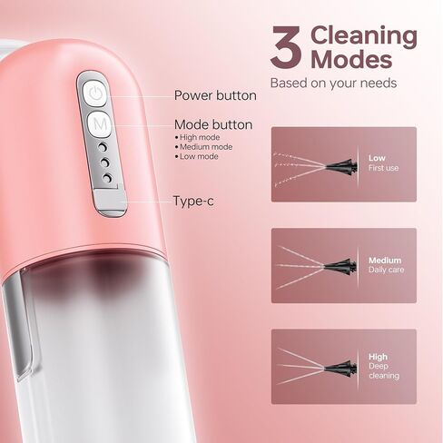 Ear Cleaning with Kryzma, Portable Electrical Ear Wax Removal, USB Rechargeable, Include 6 Pcs Replacement Tips, Suitable for Home, Bathroom and Travel in Saudi Arabia