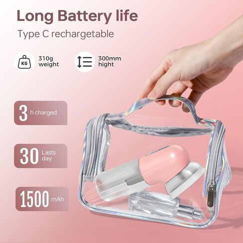 Ear Cleaning with Kryzma, Portable Electrical Ear Wax Removal, USB Rechargeable, Include 6 Pcs Replacement Tips, Suitable for Home, Bathroom and Travel in Saudi Arabia