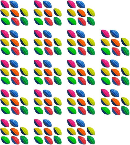 Macro Giant PU Foam Football, Spiral Football, 6 Inch, 5 Inch, Multi Colors, Kid Ball, Training Practice, Playground, Preschool, Parenting Activity in Saudi Arabia