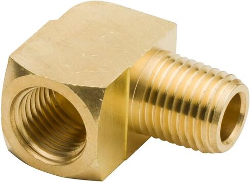 Legines 1/4 "NPT 90 درجة شارع الكوع بارستوك النحاس CA360 1/4" ذكر × 1/4 "أنثى تركيب الأنابيب (حزمة من 2) in Kuwait