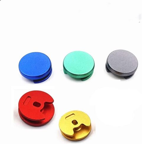 1pcs Metal Buttons for 3DS 3DS XL 3DS LL Analog Controller Stick Cap 3D Joystick Cap for 2DS New 2DS 3DS LL XL Thumbstick Button (Blue) in Saudi Arabia