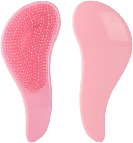 فرشاة للكلاب الصغيرة - فرشاة شعر الجرو - أداة للعناية بالدمى واليورك والمالطية والشيه تزو والتشيهواهوا (وردي فاتح) in Kuwait