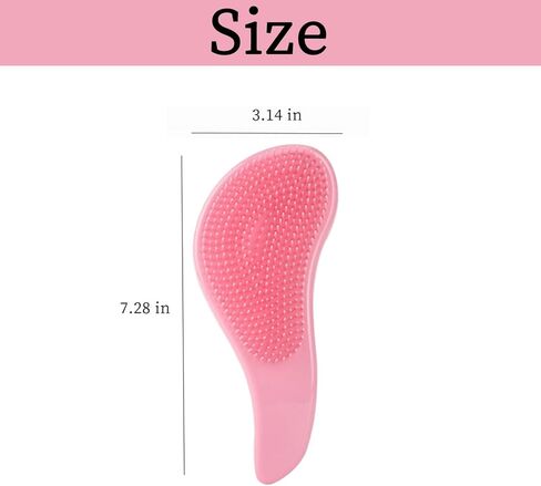 فرشاة للكلاب الصغيرة - فرشاة شعر الجرو - أداة للعناية بالدمى واليورك والمالطية والشيه تزو والتشيهواهوا (وردي فاتح) in Kuwait