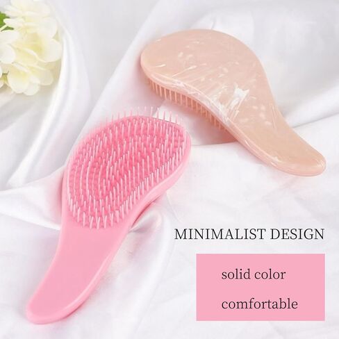 فرشاة للكلاب الصغيرة - فرشاة شعر الجرو - أداة للعناية بالدمى واليورك والمالطية والشيه تزو والتشيهواهوا (وردي فاتح) in Kuwait