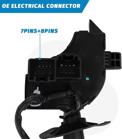 مفتاح إشارة الانعطاف متوافق مع 2005-2008 Ford F-150، 2006-2008 Lincoln Mark LT - استبدال 5L3Z-13K359-AAA 6L3Z-13K359-AA SW7388 6L3Z13K359AA CBS-1332 - رافعة ممسحة باهتة متعددة الوظائف in Kuwait