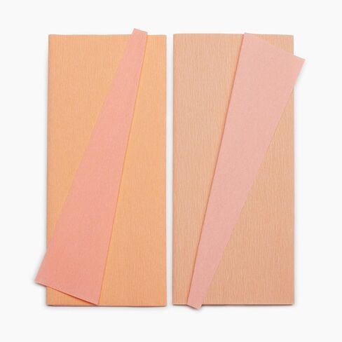 Lia Griffith Double Sided Crepe Paper Folds Roll, 6.7-Square Feet, Blush and Chiffon, Petal and Peach in Saudi Arabia