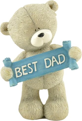 تمثال دب تيدي قابل للتجميع من إيناس - غلاف مثالي للكيك للأب، بطول 9.9 سم in Kuwait