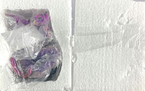 Ain’t It Nice Dragon Statue Rock Faux Geode Cavern Sparkling Medieval Collectible Fantasy Dragon Figurine Décor, Purple 3.5(L) X 2.5(W) X 5.5(H) inches in Saudi Arabia