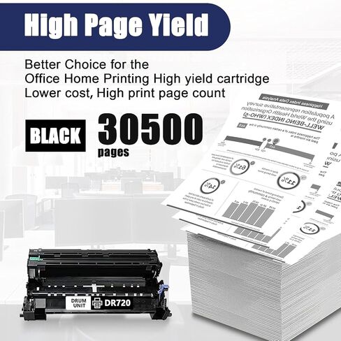 TN-820 Toner Cartridge Replacement for Brother TN820 Black Toner Cartridge HL-L6200DW MFC-L5850DW MFC-L5700DW HL-L5200DW MFC-L5900DW Printer 2-Pack in Saudi Arabia