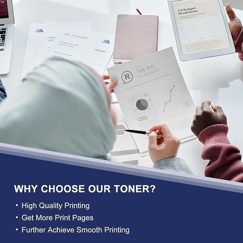 TN-820 Toner Cartridge Replacement for Brother TN820 Black Toner Cartridge HL-L6200DW MFC-L5850DW MFC-L5700DW HL-L5200DW MFC-L5900DW Printer 2-Pack in Saudi Arabia