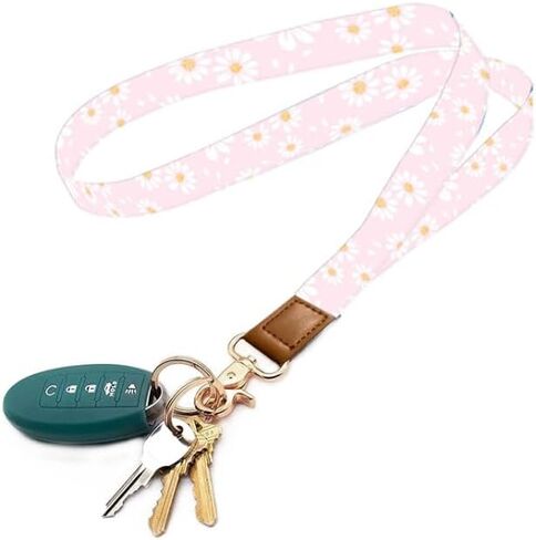 Lanyards for Keys, Durable Keychain Long Lanyard for Women Men, Cute Neck Lanyard for ID Badges Holder, Wallets, key in Kuwait