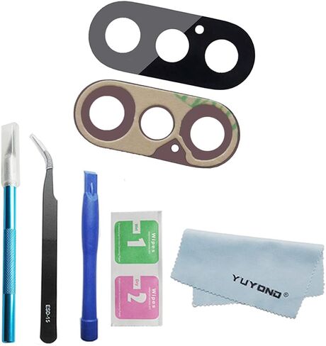 استبدال عدسة زجاجية للكاميرا الخلفية الأصلية من OEM لهاتف iPhone Xs وiPhone Xs Max مع لاصق مثبت مسبقًا مع مجموعة أدوات in Kuwait